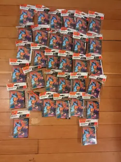 Pokemon TCG Phantasmal Flames Mini Portfolio & Booster Pack Sealed X32 - Image 1