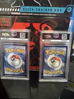 Red Challenge Unbroken Bonds PSA 10 / Blue’s Tactics Unified Minds Pokemon PSA 9 - Image 2