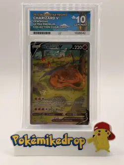 Charizard V Black Star Promo SWSH260 ACE 10 Gem Mint 2022 Pokemon English - Image 1