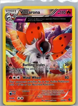 Volcarona 18/98 Rare Ancient Origins Pokemon Reverse Holo Lightly Played - Image 1