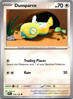 Dunsparce 120/159 Common Journey Together Pokemon Near Mint - Image 1