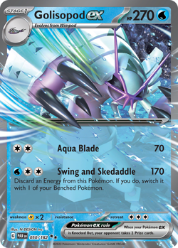 Golisopod ex 050/182 Double Rare Paradox Rift Pokemon Holo Near Mint - Image 1