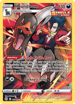 Houndoom TG10/TG30 Holo Brilliant Stars Trainer Gallery Pokemon Holo NM - Image 1