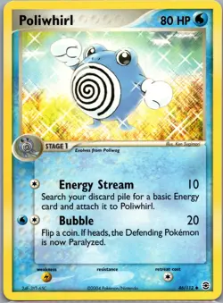Poliwhirl 46/112 Uncommon FireRed & LeafGreen Pokemon Lightly Played - Image 1