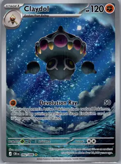Claydol 092/086 Shiny Rare Chaos Rising Pokemon Near Mint - Image 1