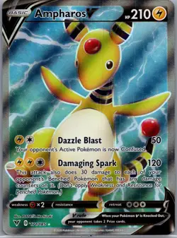 Ampharos V 171/185 Ultra Rare Vivid Voltage Pokemon Near Mint - Image 1