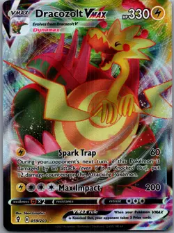 Dracozolt VMAX 059/203 Holo VMAX Rare Evolving Skies Pokemon Near Mint - Image 1
