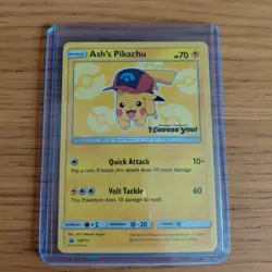 Pokemon – Sun & Moon Promo - Ash’s Pikachu (SM111) – LP-MP - Image 1