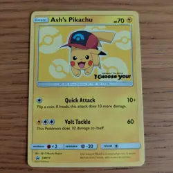 Pokemon – Sun & Moon Promo - Ash’s Pikachu (SM111) – LP-MP - Image 3
