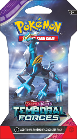 Pokemon Scarlet & Violet Temporal Forces 1 Sleeved Booster Pack - Image 2