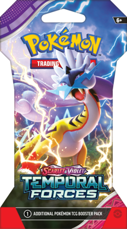 Pokemon Scarlet & Violet Temporal Forces 1 Sleeved Booster Pack - Image 3