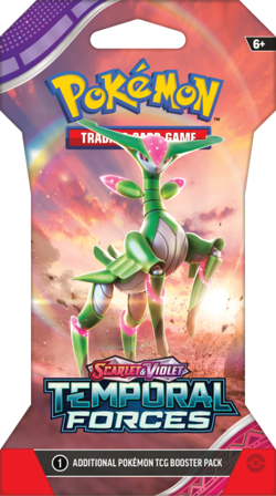 Pokemon Scarlet & Violet Temporal Forces 1 Sleeved Booster Pack - Image 4