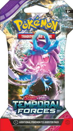 Pokemon Scarlet & Violet Temporal Forces 1 Sleeved Booster Pack - Image 5