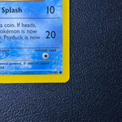 Psyduck 70/109 EX Team Rocket Returns & Psyduck 79/105 Neo Destiny Pokemon LOT - Image 5