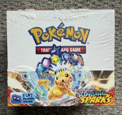 Pokemon TCG Scarlet & Violet Surging Sparks Booster Box 36 Packs Factory Sealed - Image 1