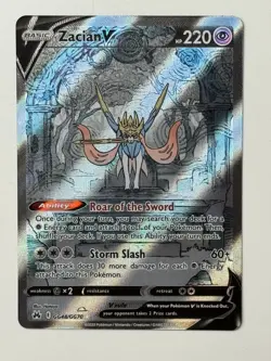 Zacian V GG48/GG70 - NM - Pokemon Crown Zenith - Galarian Gallery NM - Image 1