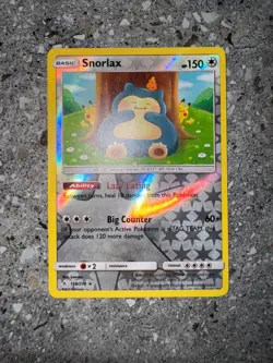 Pokemon TCG Cards Snorlax 158/214 Unbroken Bonds Reverse Holo Rare NM-M - Image 3