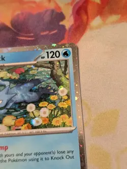 Golduck ~Swirl~ 008 Mega Evolutions Black Star Promo Cosmos Holo Pokemon ShipNow - Image 2