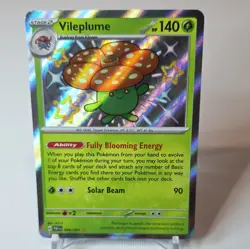 Pokemon TCG Vileplume 094/091 SV Paldean Fates Shiny Rare Holo EN 140HP - Image 1