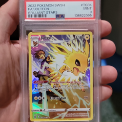 The Pokemon Company Jolteon TG04/TG30 Brilliant Stars Full Art Holo PSA 9 - Image 1