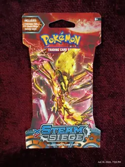 Pokemon XY Steam Siege Sleeved Booster Pack (art may vary) - Image 1