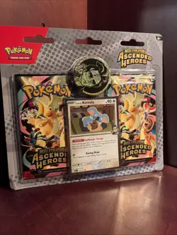 Pokemon TCG Ascended Heroes 2-Pack Blister Larry's Komala Factory Sealed New - Image 1