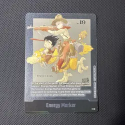 Son Goku Bulma E-43 Silver Energy Marker Dragon Ball Manga Booster Card Fusion - Image 2