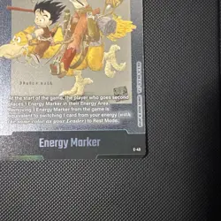Son Goku Bulma E-43 Silver Energy Marker Dragon Ball Manga Booster Card Fusion - Image 5