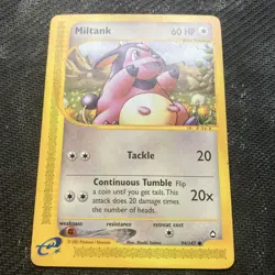 Pokemon TCG Miltank 94/147 Aquapolis Non Holo Lp E Reader - Image 1