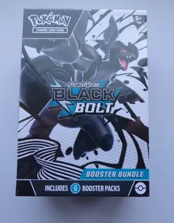 Pokemon TCG: Scarlet & Violet – Black Bolt Booster Bundle (6 Packs) – Sealed - Image 1