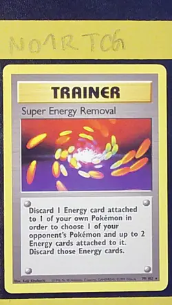Super Energy Removal 79/102 Rare Base Set Unlimited Pokemon Lightly Played - Image 1