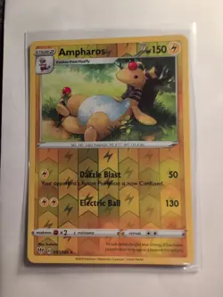 Ampharos 057/189 Reverse Holo Darkness Ablaze Pokemon TCG NM - Image 1
