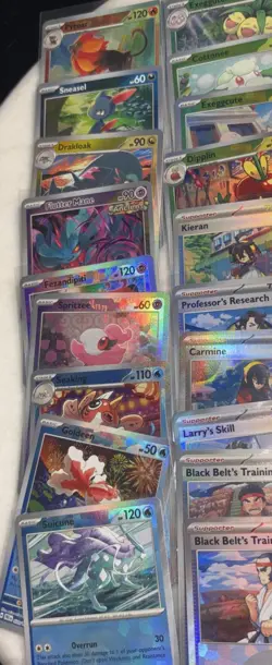 Pokemon Prismatic Evolution Pokeball Holo Lot 37 No Duplicates TCG NM - Image 4