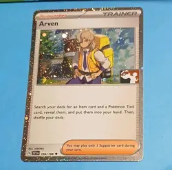 Arven 166/198 Prize Pack Series 3 Pokemon Play! Cosmo Holo Mint Condition - Image 1