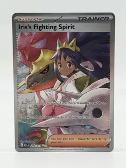 Pokemon TCG English Iris's Fighting Spirit 292/217 SIR Holo - Image 1