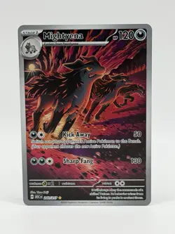 Pokemon TCG English Mightyena 243/217 Ascended Heroes Illustration Rare Holo - Image 1