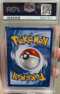 2000 Pokemon Neo Genesis 1st Edition Pichu Holo 12/111 PSA 8 Hand Swirl - Image 4