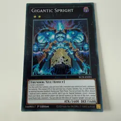 Yu-Gi-Oh! Gigantic Spright BLTR-EN091 Secret Rare Mint 1st Edition - Image 1