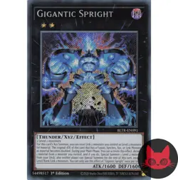 Yugioh Gigantic Spright BLTR-EN091 Secret Rare 1st Edition NM - Image 1