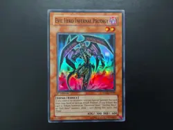 Yugioh - Evil Hero Infernal Prodigy DP06-EN008 Super Rare 1st Edition - Image 1