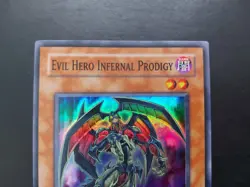 Yugioh - Evil Hero Infernal Prodigy DP06-EN008 Super Rare 1st Edition - Image 2
