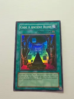 CODE A ANCIENT RUINS CRMS-EN088 YU-GI-OH 2009 WJB0153 - Image 1