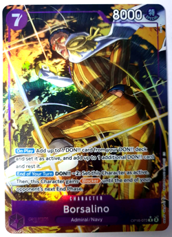Borsalino - Alt Art Rare - One Piece: The Time of Battle - OP16-073 NM - Image 1