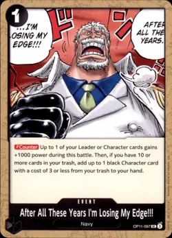 One Piece OP11-097 - After All These Years I'm Losing My Edge!!! - Uncommon - Image 1