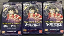 (3)- One Piece Booster Pack OP-01 Romance Dawn - Image 1
