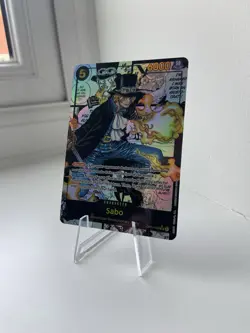 One Piece TCG Kingdoms Of Intrigue OP04-083 Sabo Manga Secret Rare - Image 2