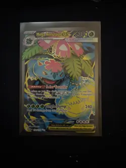 Pokemon TCG Mega Evolutions Mega Venusaur EX Full Art Card 155/132 - Image 1