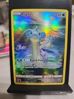Pokemon TCG Lapras Crown Zenith: Galarian Gallery Ultra Rare Card GG05/GG70 - Image 1