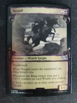 Mtg Nazgul Lotr: Tales of Middle-earth #723 Scroll *FOIL* - Image 1