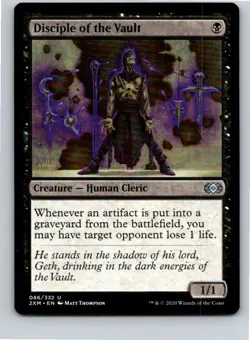 Magic the Gathering Disciple of the Vault Double Masters 86 MTG Free Shipping! - Image 1
